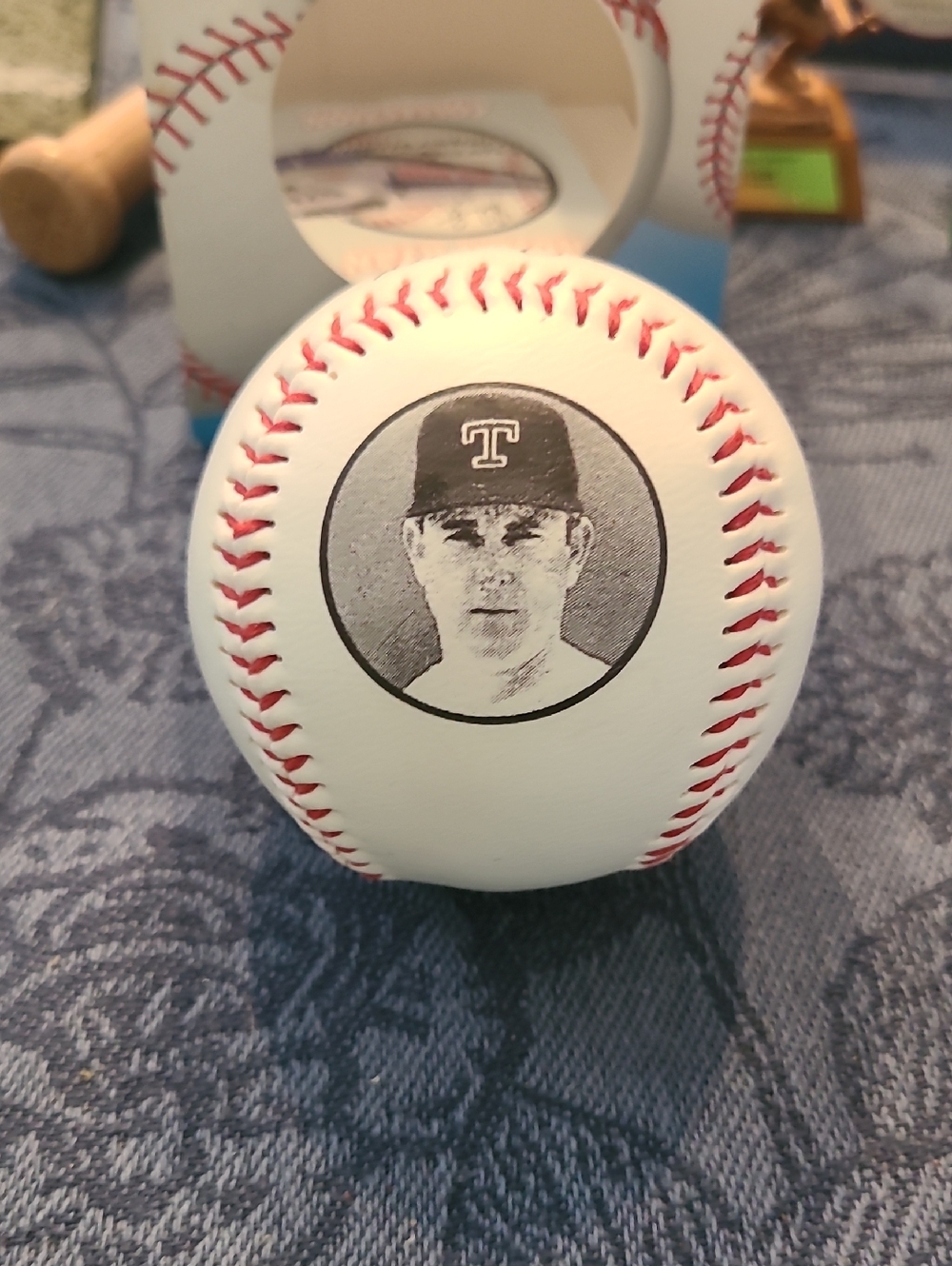 Nolan Ryan Facsimile Signature Ball